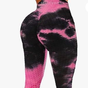 Msicyness Tiktok Leggings Women's High Waist Pants Ruched Butt Lift Leggings